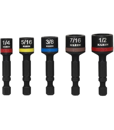 Amazon.com: Milwaukee 49-66-4563 5 Piece Insert Nut Drive Set